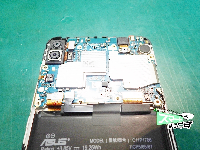 ZenFone Max Pro M1 ZB602KL 内部基板