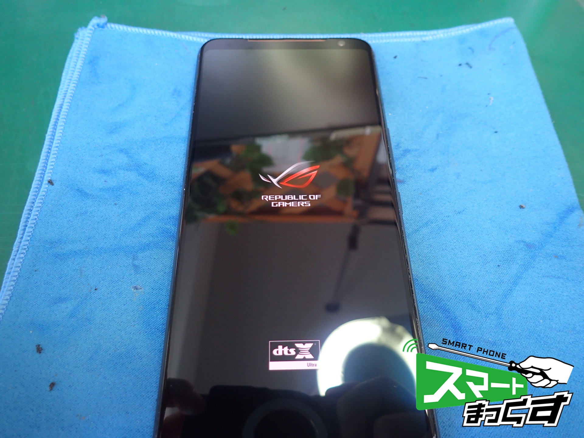ROG Phone2 ZS660KL データそのままで修理完了