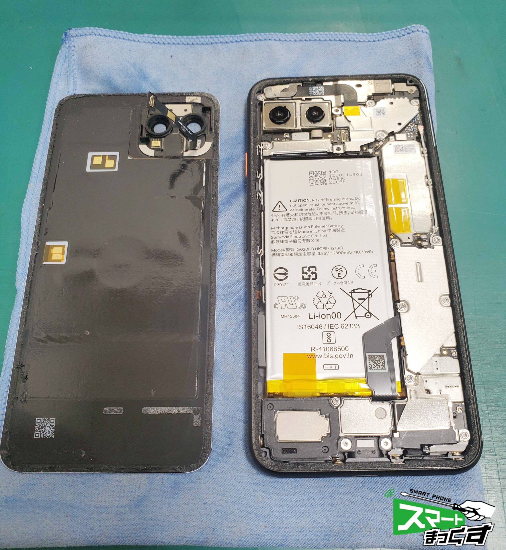 Pixel 4 ガラス・液晶割れ修理!-3