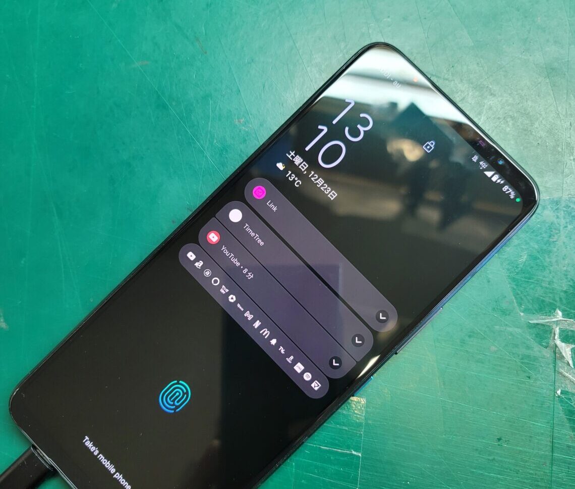 ROG Phone5の復旧が無事に完了しました。
