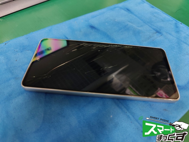 Samsung　Galaxy　A　53　表示不良　画面交換修理