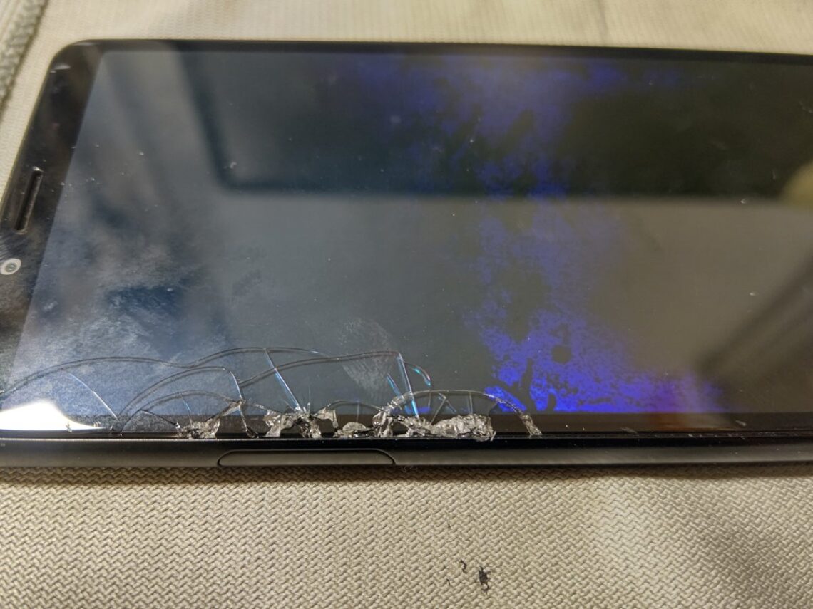 SONY　Xperia　10　Ⅱ　画面割れ　画面交換修理　滋賀