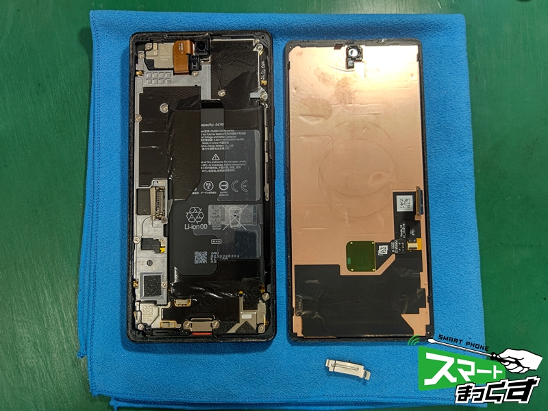 Google　Pixel　6　画面取り外し