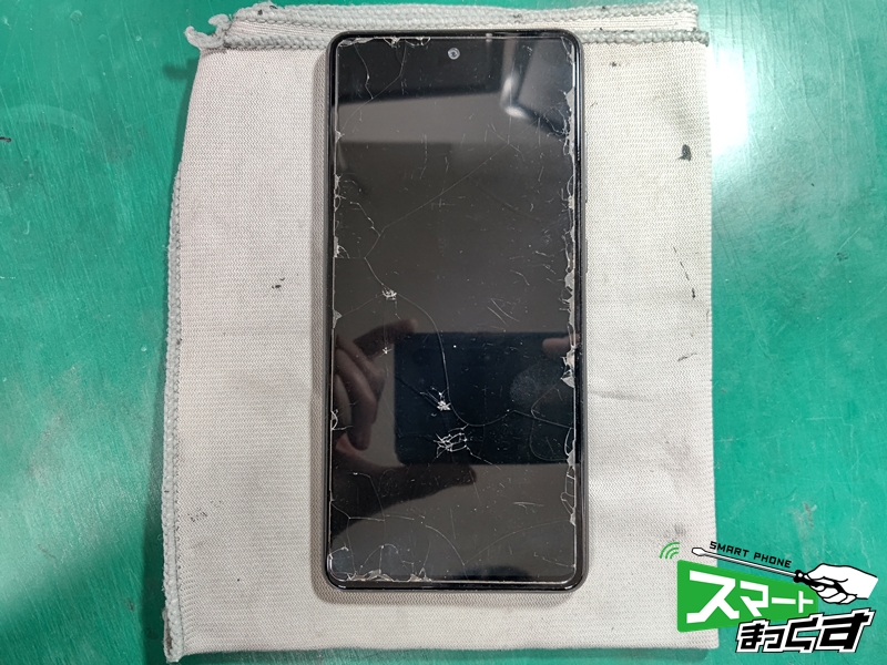 Samsung　Galaxy　A52　5G　水没復旧修理　滋賀