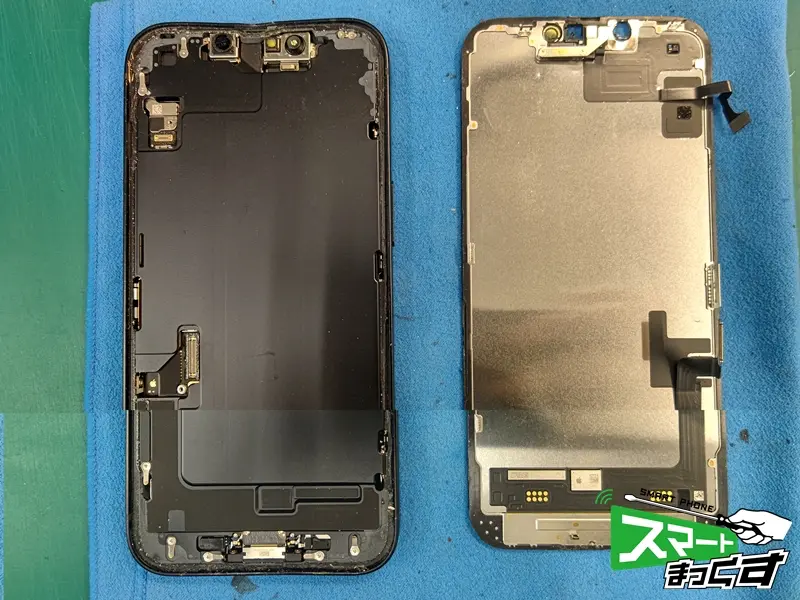 Apple　iPhone　16e　画面取り外し