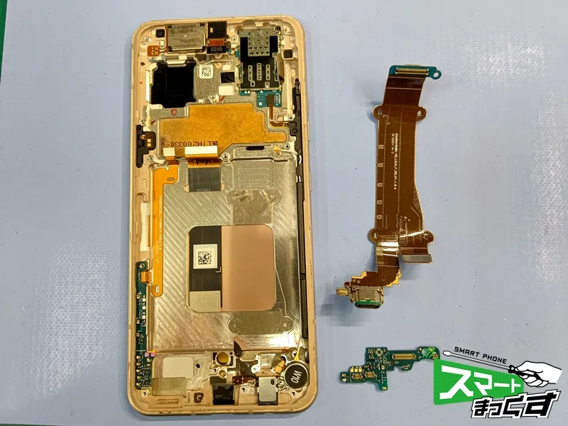 LG V60 ThinQ 5G USBパーツ取り外し