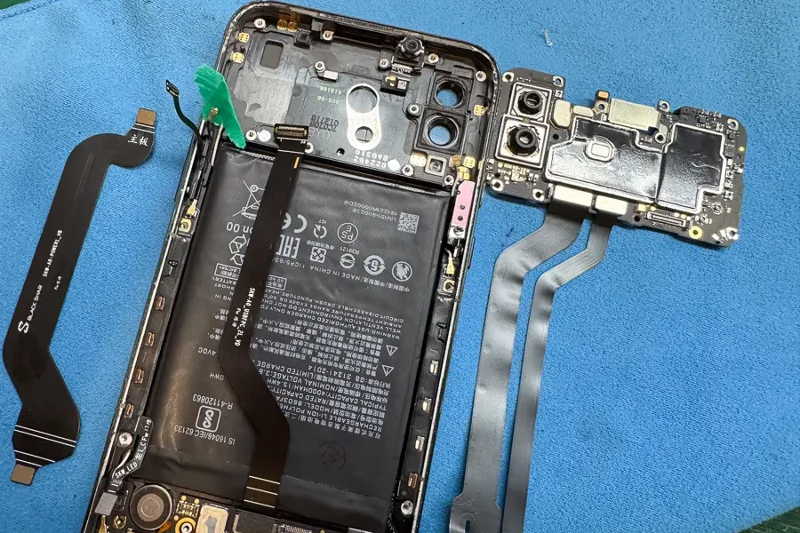 BlackShark2 使用中に電源が落ちて起動しなくなった【基板復旧修理】-6