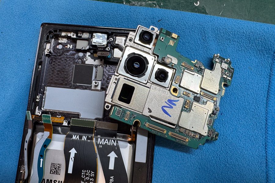 Galaxy S22 Ultra フリーズ後、電源が入らなくなった【基板復旧修理】-6