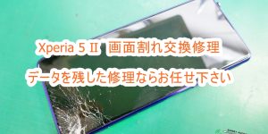 SONY Xperia 5 Ⅱ 画面割れ修理